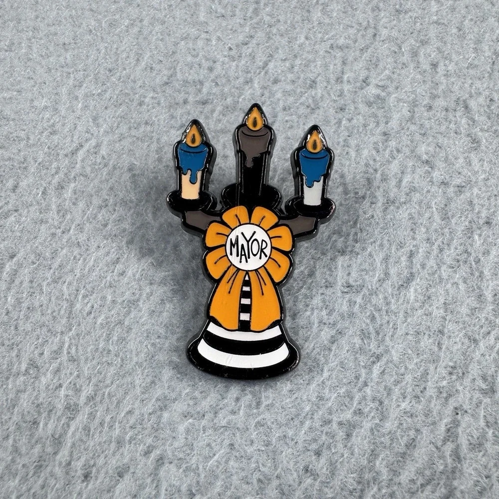 Loungefly Nightmare Before Christmas Candelabra GITD Enamel Pin - Mayor